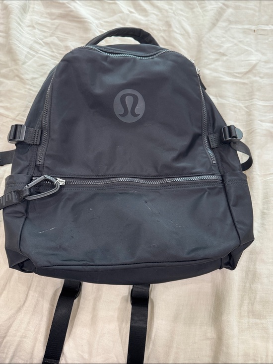 lululemon athletica Handbags - lululemon athletica Black Backpack with Front Zip Pocket